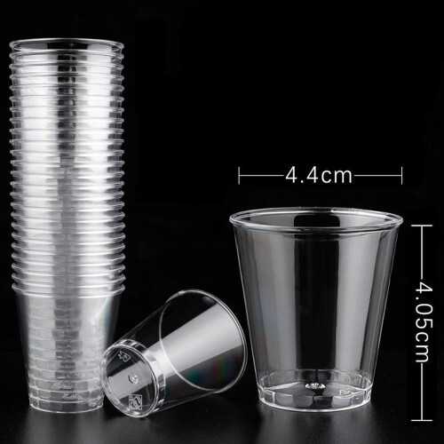 300er-Packung durchsichtige Schnapsgläser aus Kunststoff (30 ml) 1