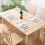 Lot de 6 sets de table beiges en coton et lin, 33 x 48 cm 5
