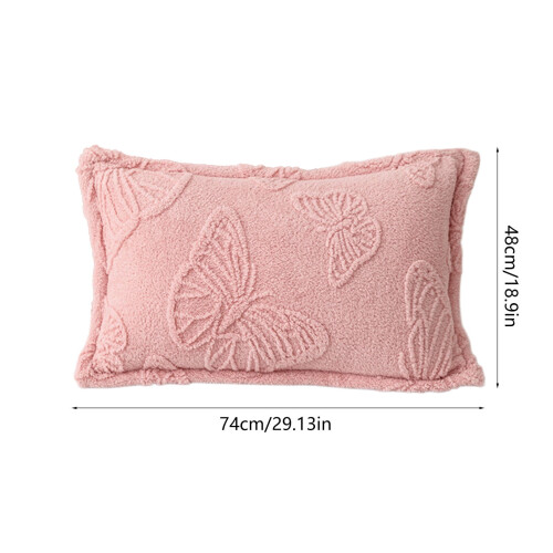 Conjunto de 2 fronhas com estampa de borboletas, 74 x 48 cm (29,13 x 18,89 polegadas). 2