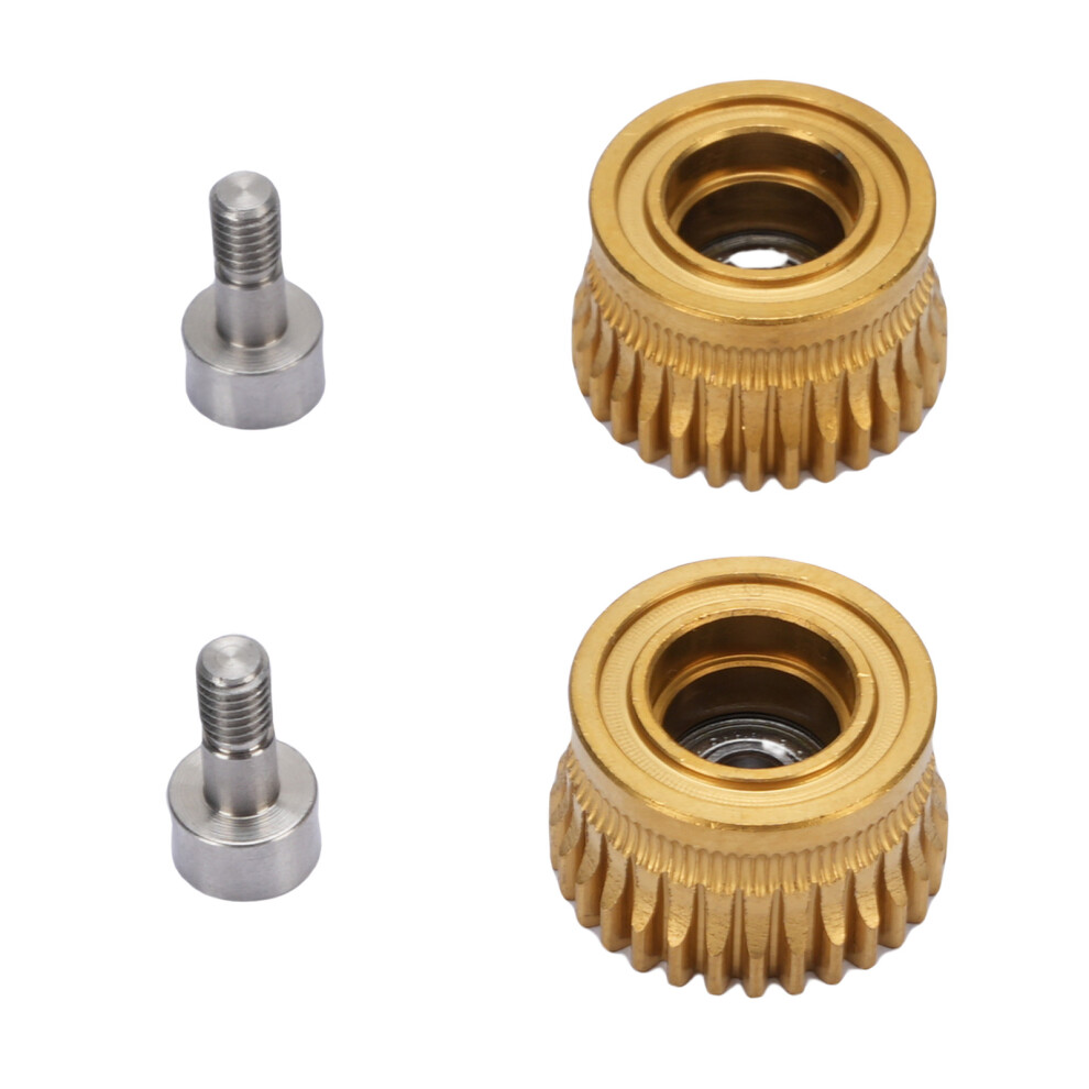 2Pcs Alloy Extruder Gears for 3D Printers