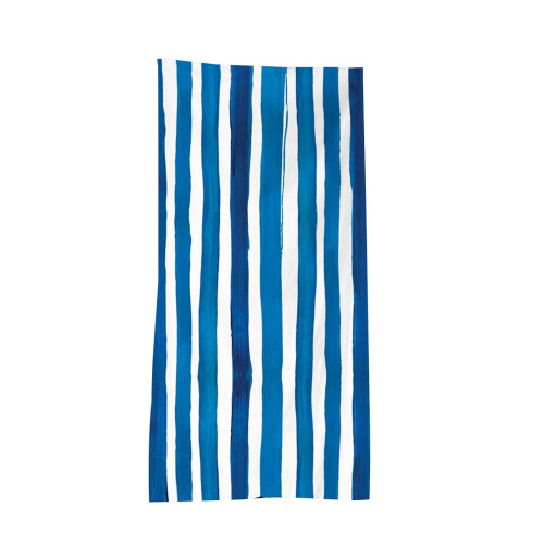Extra grote gestreepte strandhanddoek 140x70cm 1