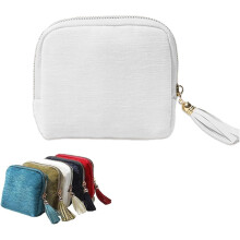 Velvet Jewelry Bag Portable with 5 Compartments Zippered