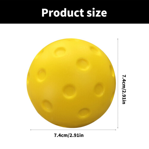 Quiet Foam Pickleballs – Soft Practice Balls for 2
