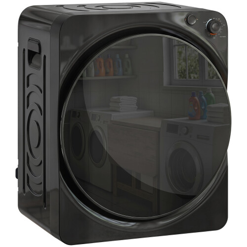 5kg Vented Tumble Dryer, Compact Dryer with 5 Drying Modes, Black