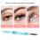 Cepillo plegable de doble cabezal para cejas y pestañas 2