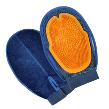 Two Function Grooming Mitt canines And Cats With 8mm Soft Rubber