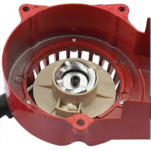 Alloy Start Pull Starter Replacement - For 2-stroke 49cc 47cc Dirt Pocket Bike Mini Atv (red) 2