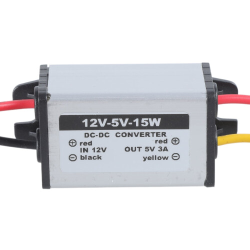 DC-DC-omvormer 12V naar 5V waterdichte 3A-module 2