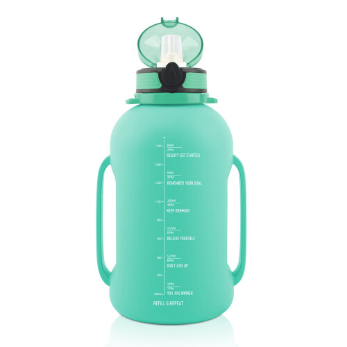Garrafa de água dobrável de silicone de 2000ml 2