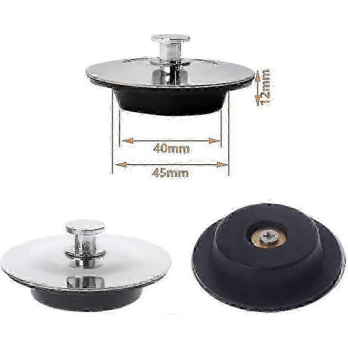 42-45 mm Drain Plug for Kitchen Sink Bathroom Bath 2