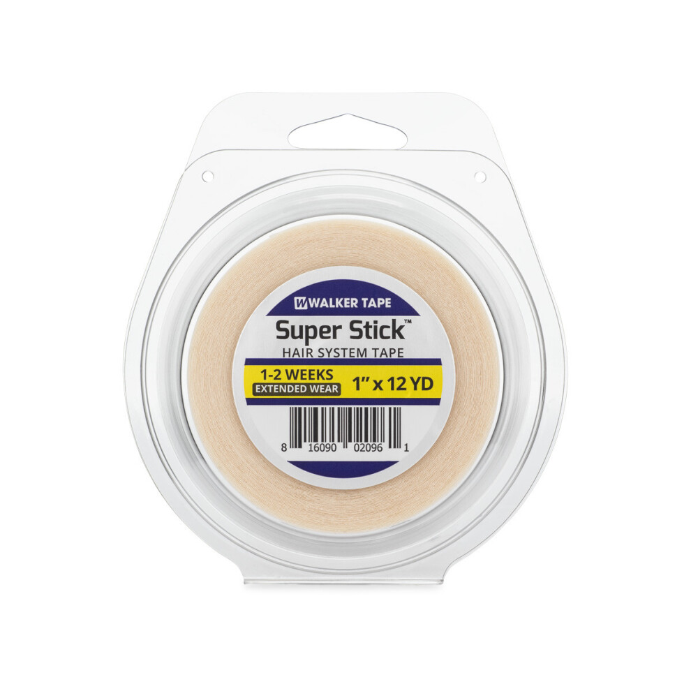 Walker Tape Super Stick Tape Rolls 1" 12Yds