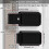 2 Pack Heavy Duty Push Latch Lock Hidden Door Touch Catch Magnet Push Release Drawer Pull Tip 3