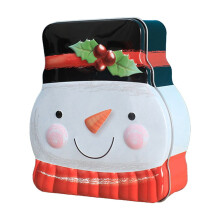 Santa Tin Snack Storage Box 18x15x6.5cm