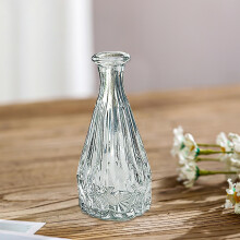 Easter Egg Decor Small Glass Vases, Mini Clear Bud Vases for Centerpieces, Vintage Wedding & Home Table Decor, Desktop Dress Up (1573 cm)