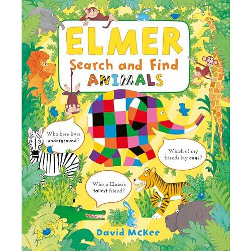 Elmer Search and Find Animals by David McKee Other Book
