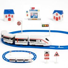 (24 Pieces) 12 Pcs Electric Train Kids Set with Light & Sound