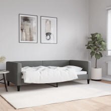 vidaXL sovesofa mørkegrå 90x190 cm stofbetrukket