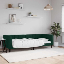 vidaXL sovesofa mørkegrøn 80x200 cm fløjl