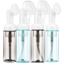 4Pièces Flacons Mousse Plastique Transparente Distributeurs Pratiques