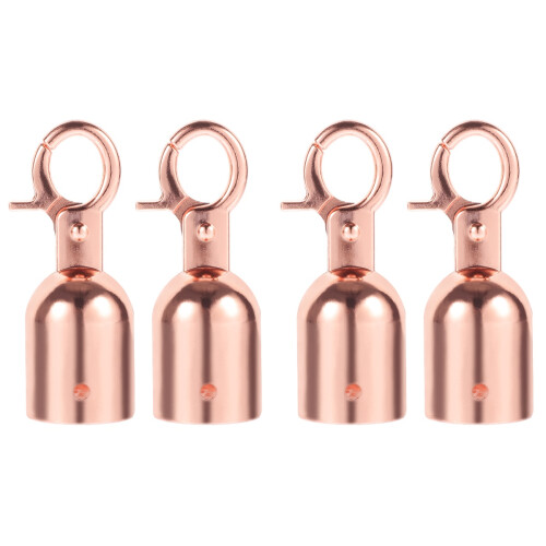 4Pièces Crochets Fin Dorés Acier Inox Résistant Décor
