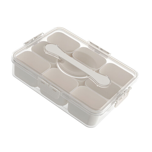 Mealprep-opbergkoffer met 9 sleuven voor