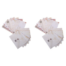 120Pcs Small Envelopes 2x3 Vintage Paper Envelopes for Greeting Cards