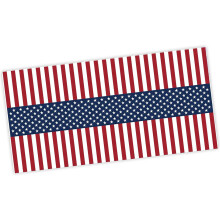 Amerikaanse vlag ontwerp wegwerp plastic tafelkleed waterdichte