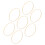 7Pcs Khaki Bamboo Dreamcatcher Hoops Smooth Craft Rings for Macrame 1