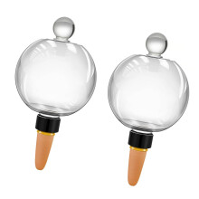 Transparante plastic plantenbewateringsbollen 19Oz-2-delige set
