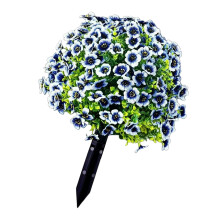 Wetterfester, eleganter, violetter ABS-Gartenschmuck wertet-Blau