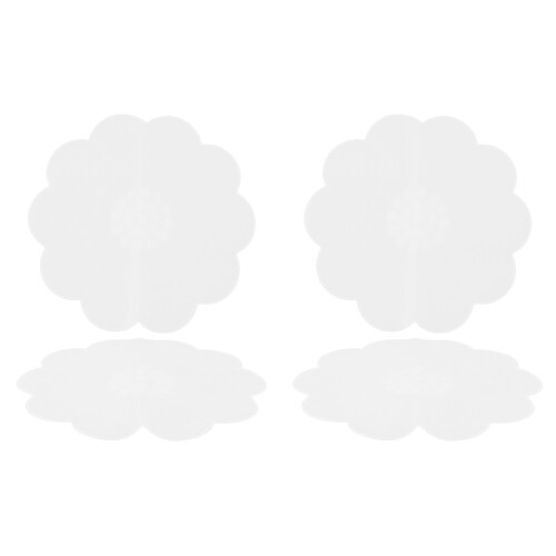 4Pièces Couvercles En Silicone Blancs Anti-Poussière Anti-