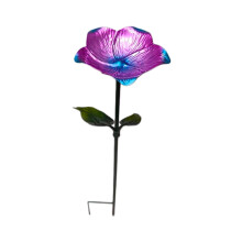 Elegant Metal Flower Shape Bird Feeders and Bath-dar  viole