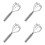 4Pcs Silver Stainless Steel Potato Masher with Long Handle for Kitchen 1