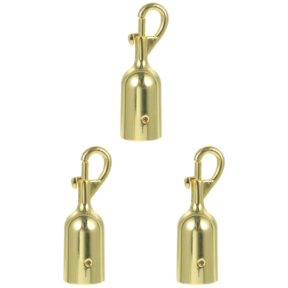 3Pcs Elegant Golden Rope Hooks For Queue Barriers And Stanchions 381683863183