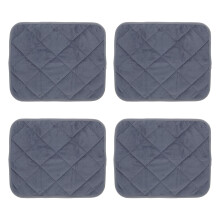 4Pièces Coussin Chaud Pour Chats Matériau Velours Clair