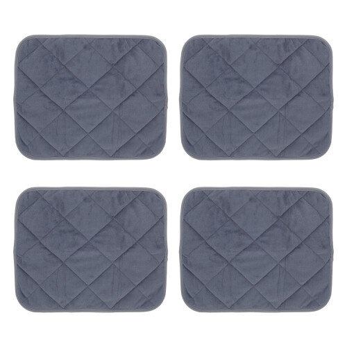4Pièces Coussin Chaud Pour Chats Matériau Velours Clair