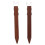 2Pcs Ceramic Foot Shaper Tool with Metal for Pottery Bottom Trim 1