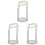 3Pcs Reusable Stainless Steel Potato Masher Comfortable Kitchen Tool 1