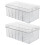 2Pièces Boîte De Rangement Protectrice Poussière 1