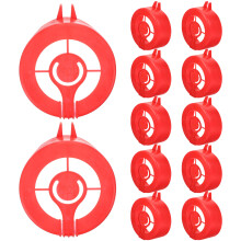 Oil Drum Seal Cover Plastic Drum Lids Red 12pcs