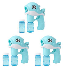 3Sets Kids Dolphin Bubble Maker Plaything