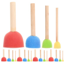 48Stk Runde Set Mit Holzgriff Für Kinder DIY Malbedarf