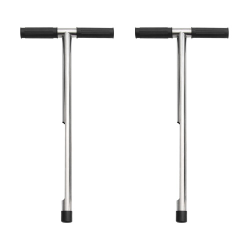 2Pcs Soil Sampler Tool Silver Durable Lightweight for Garden Use