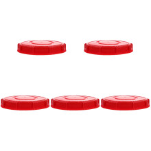 5Pcs Red Durable Plastic Bucket Lid Strong Sealing Cover for Storage