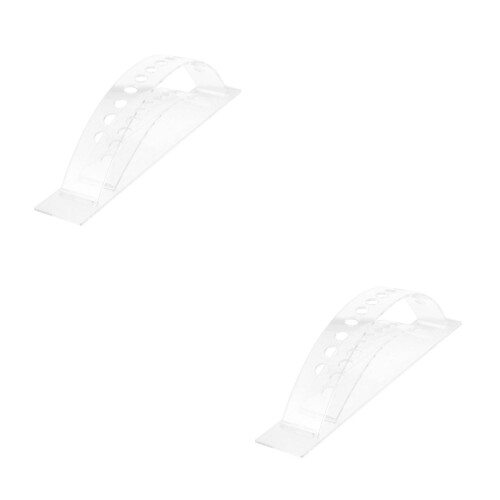 2Stk Transparentes Makeup Aufbewahrung