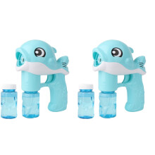 2Sets Elektrische Bubble Kinderblasezeug Blau