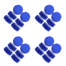 24Pcs Blue ABS Rubber Bucket Lids with Breathable Seal for Gas Cans