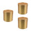 3Stk Papierbox Gold Elegante Blumenpräsent Box Mit Deckel 1