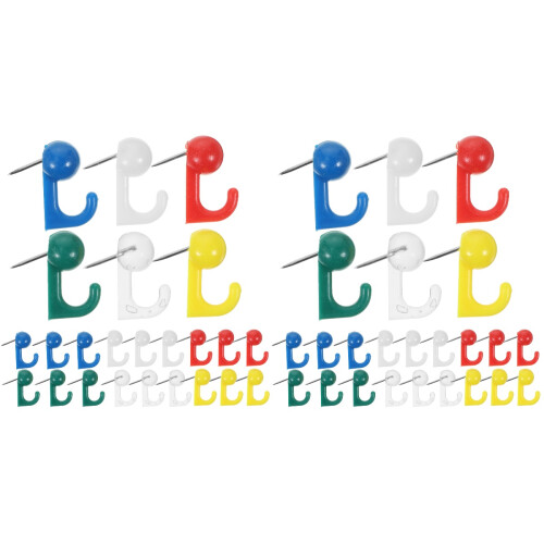 Reusable Push Pins Assorted Colors for Message Boards