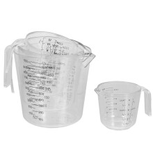 8Pcs Heat-Resistant Ps Measuring Cups with Handle for Household Use